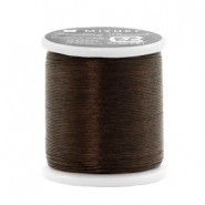 Fil Miyuki Beading thread Marron fonc&eacute;