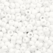 Perles de rocailles Miyuki 8/0 Opaque white 8-402
