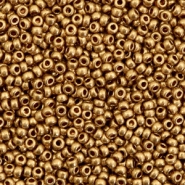 Perles de rocailles Miyuki 11/0 Metallic light bronze 11-457L