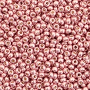 Perles de rocailles Miyuki 11/0 Duracoat galvanized dark coral pink 11-4209