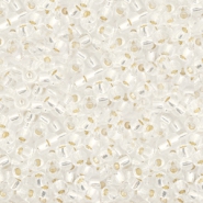 Perles de rocailles Miyuki 11/0 Silverlined crystal 11-1