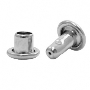 Apprêts en métal DQ Rivets argenté antique