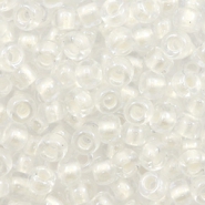 Perles de rocailles Miyuki 6/0 Pearlized effect white 6-4601