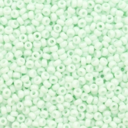 Perles de rocailles Miyuki 11/0 Opaque light mint green 11-3318