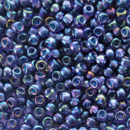 Perles de rocailles Miyuki 8/0 Fancy lined tidal blue 8-3539