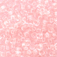 Perles de rocailles Miyuki 8/0 Transparent light tea rose 8-155