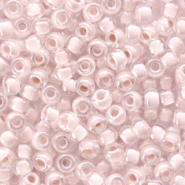 Perles de rocailles Miyuki 8/0 Blush lined crystal beige 8-215