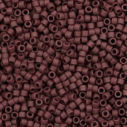 Perles Miyuki delicas 11/0 Opaque matte currant brown DB-1584