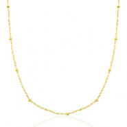 Colliers en acier inox petites boules Mix&Match Doré