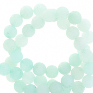Pierres naturelles Quartz 8mm mat Vert turquoise