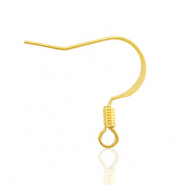 Apprêts en métal TQ boucles d'oreilles crochet Doré