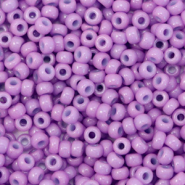 Perles de rocailles Miyuki 8/0 Duracoat opaque crocus purple 8-4486