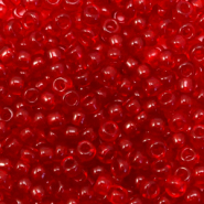 Perles de rocailles Miyuki 8/0 Transparent ruby red 8-141
