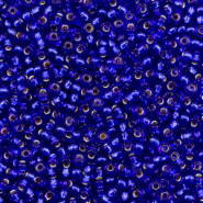 Perles de rocailles Miyuki 11/0 Silverlined cobalt blue 11-20