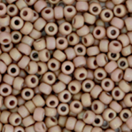 Perles de rocailles Miyuki 8/0 Opaque glazed frosted rainbow lavender 8-4694