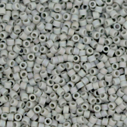 Perles Miyuki d&eacute;licas 11/0 Opaque matte AB gray DB-882