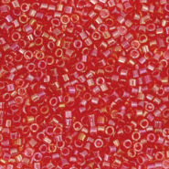 Perles Miyuki délicas 11/0 Fancy lined scarlet rose DB-2374