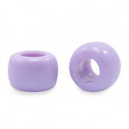 Perles acryliques rondelle 9mm Violet