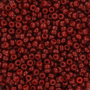 Perles de rocailles Miyuki 11/0 Duracoat opaque maroon red 11-4470