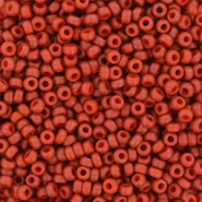 Perles de rocailles Miyuki 11/0 Opaque matte terra cotta red 11-1236
