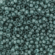 Perles de rocailles Miyuki 11/0 Ceylon translucent eucalyptus blue 11-2376