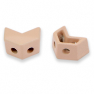 Perles tile flèche Rose dusty