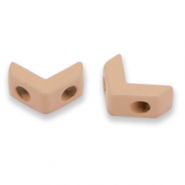 Perles tile flèche Rose dusty