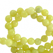 Pierres naturelles Serpentine 6mm Jaune verd&acirc;tre