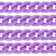 Cha&icirc;ne acrylique 29mm mat Violet p&eacute;tale