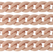 Cha&icirc;ne acrylique 29mm mat Rose vintage