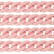Cha&icirc;ne acrylique 29mm mat Rose clair
