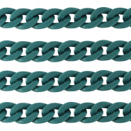 Cha&icirc;ne acrylique 18mm mat Bleu p&eacute;trole