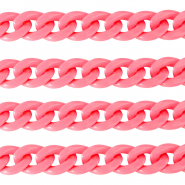 Cha&icirc;ne acrylique 18mm brillante Rose hot