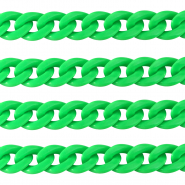 Cha&icirc;ne acrylique 18mm brillante Vert n&eacute;on