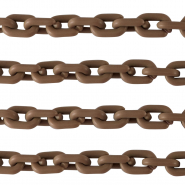 Cha&icirc;ne acrylique 15mm mat Marron savane