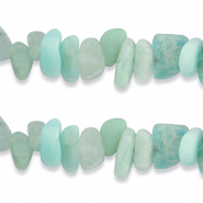 Perles Chips Amazonite Vert menthe