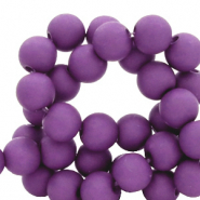Perles acryliques 4 mm Violet impérial