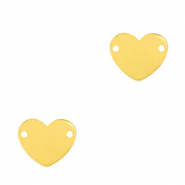 Breloques en acier Inox connecteur Doré