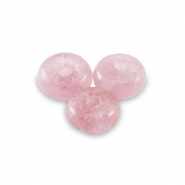 Pierres naturelles Opale commune rondelles 4mm Rose clair