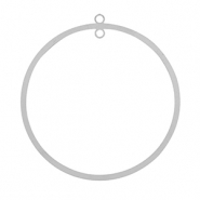 Breloques en acier Inox 52mm Argenté