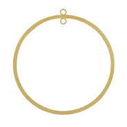 Breloques en acier Inox 52mm Doré