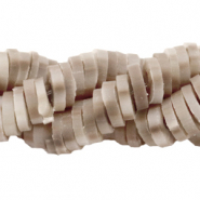 Perles Katsuki 4mm Marron châtaigne-gris