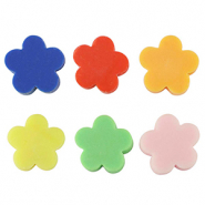 Perles en polymère fleur 10mm Multicolore