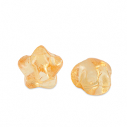 Perles acryliques étoile Jaune spectra transparent