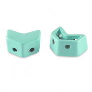 Perles tile flèche Bleu océan