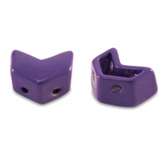 Perles tile flèche Violet raisin