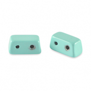 Perles tile rectangle Bleu océan