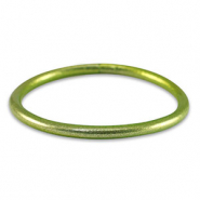 Bracelet jonc type bouddhiste 5mm taille M Vert printanier