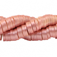 Perles Katsuki Heishi 4mm Corail brûlée-pearl shine coating