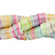 Perles Katsuki Heishi 6mm Multicolore-pearl shine coating